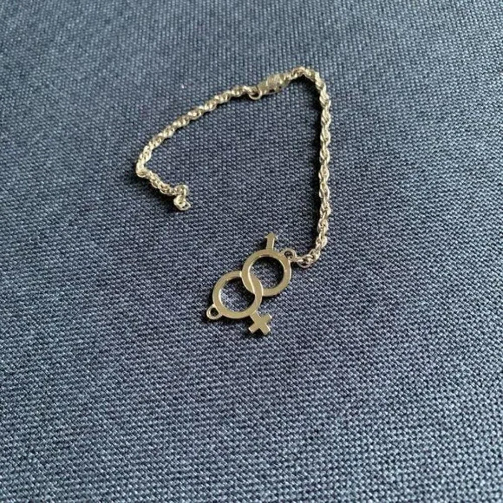 🌷SALE Speidel USA Vintage Silver Tone Male Female Charm